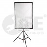 Софтбокс Falcon Eyes SBQ-80120 BW жаропрочный с сотовой насадкой