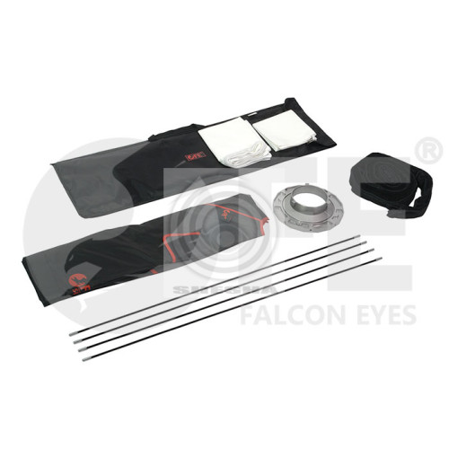 Софтбокс Falcon Eyes SBQ-80120 BW жаропрочный с сотовой насадкой