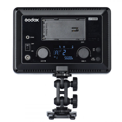 Осветитель светодиодный с функцией вспышки Godox LF308BI накамерный