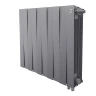 Радиатор биметаллический Royal Thermo PianoForte 500 Серебристый VR80 - 12 секц. Pianoforte 500 VR80