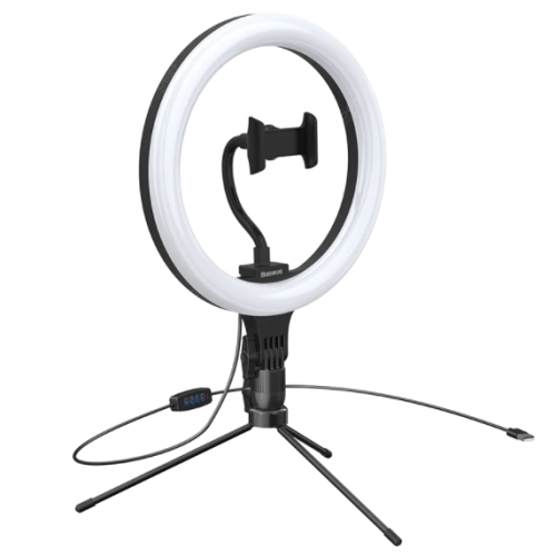 Осветитель кольцевой Baseus Live Stream 10" Чёрный