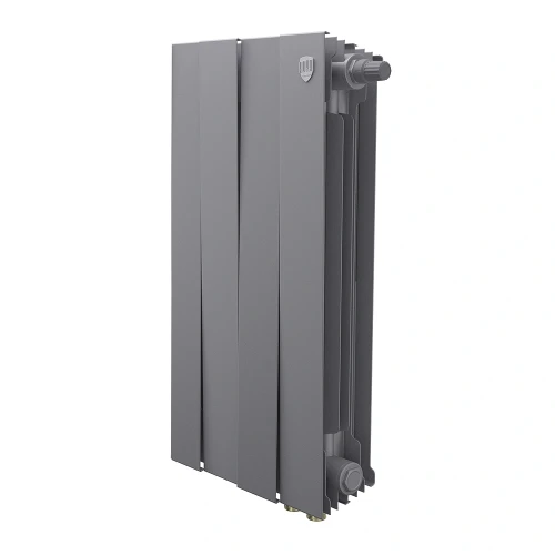 Радиатор биметаллический Royal Thermo PianoForte 500 Серебристый VR80 - 4 секц. Pianoforte 500 VR80