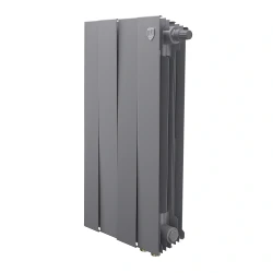 Радиатор биметаллический Royal Thermo PianoForte 500 Серебристый VR80 - 4 секц. Pianoforte 500 VR80