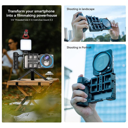 Клетка Apexel VideoRig 2 Pro для смартфона