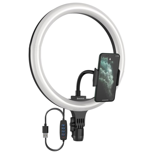 Осветитель кольцевой Baseus Live Stream 12" Чёрный