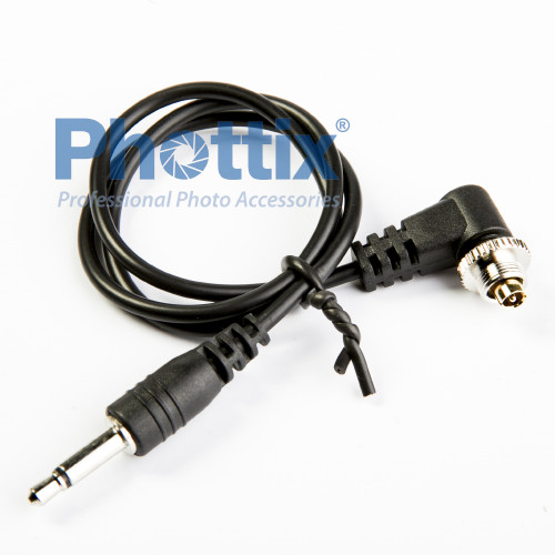 Phottix (89902) 3.5mm Male to Locking PC Sync Cord синхрокабель 40 см