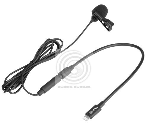 Boya BY-M2 Петличный микрофон с переходником Lightning для устройств Apple