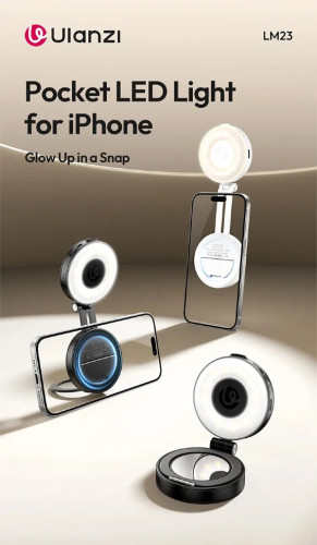 Осветитель Ulanzi LM23 Gen 2 MagSafe Чёрный