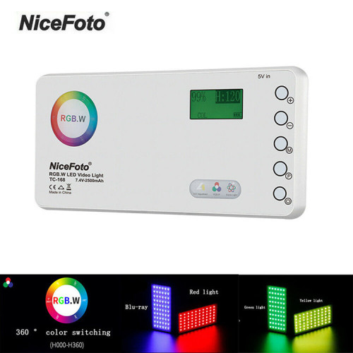Осветитель NiceFoto TC-168 RGB