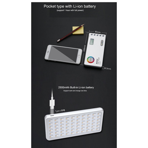 Осветитель NiceFoto TC-168 RGB