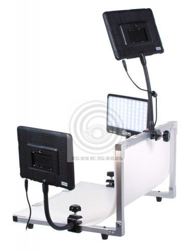 Grifon Стол для фотосъёмки DVK-380SL с 3-мя LED-осветителями (80 диодов)