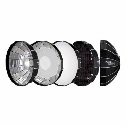 Phottix (82762) Rani 60 Folding Beauty Dish софтрефлектор серебряный 60 см
