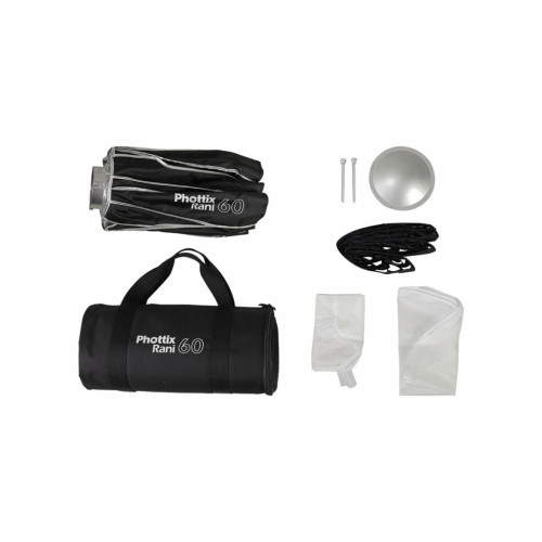 Phottix (82762) Rani 60 Folding Beauty Dish софтрефлектор серебряный 60 см