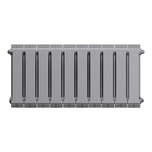 Радиатор биметаллический Royal Thermo PianoForte 300 / Silver Satin - 10 секц. PianoForte 300