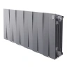 Радиатор биметаллический Royal Thermo PianoForte 300 / Silver Satin - 12 секц. PianoForte 300