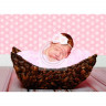 Ella Bella PHOTO BACKDROP DOTS-SOFT PINK (2502) фон бумажный розовое настроение 120х365 см