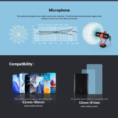 Комплект для съёмки на смартфон SmallRig 3384C