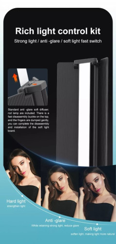 Осветитель NiceFoto TC-C2 24W RGB