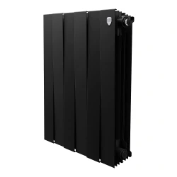 Радиатор биметаллический Royal Thermo PianoForte 500 Чёрный - 6 секц. Pianoforte 500