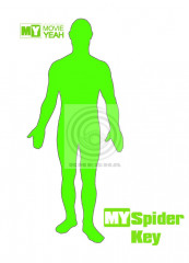 Movie Yeah MY Spider Key хромакейный костюм для создания спецэффектов