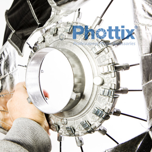 Phottix (82766) Rani II 85 Folding Beauty Dish софтрефлектор серебряный 85 см