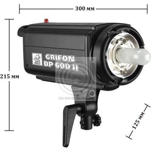 Grifon Вспышка студийная GRIFON DP 600 II ( 600 Дж+регулируемый пилот 150Вт) байонет BOWENS