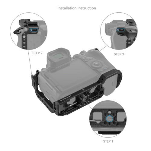 Клетка SmallRig 4161 “Black Mamba” для Canon R6 Mark II