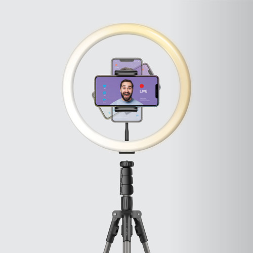 Осветитель кольцевой Momax: V.LOG Livestream Ring Light 12"