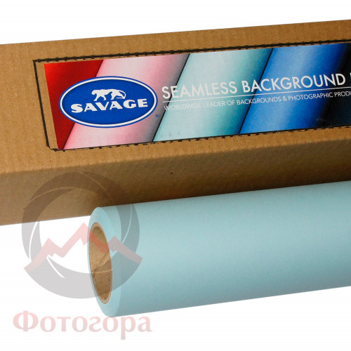 Savage (41-12) Blue Mist фон бумажный 2,7x11 м голубой туман