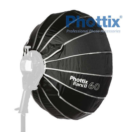 Phottix (82765) Rani II 60 Folding Beauty Dish софтрефлектор серебряный 60 см