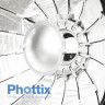 Phottix (82765) Rani II 60 Folding Beauty Dish софтрефлектор серебряный 60 см