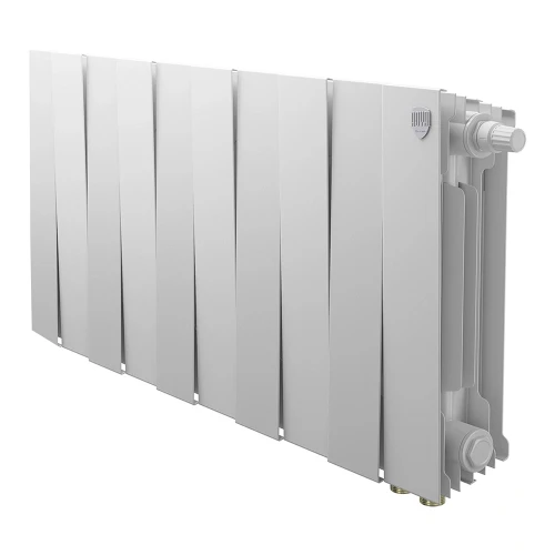 Радиатор биметаллический Royal Thermo PianoForte 300 Bianco Traffico VDR80 - 10 секц. Pianoforte 300 VDR80