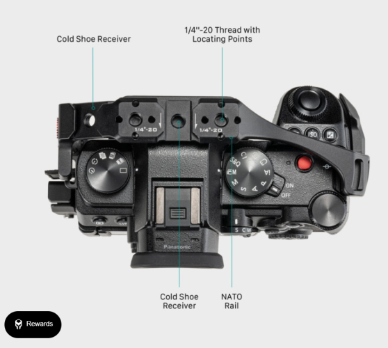 Клетка Tilta Basic Kit для Panasonic S5 II/IIX Серая