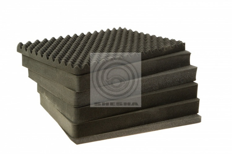 Profcase Foam PRC 57.39-4/25 насеченный адаптивный поропласт для кейса