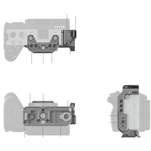 Клетка SmallRig 4772 HawkLock Half Cage для Sony FX3 / FX30