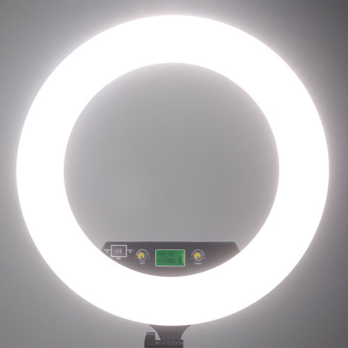 Осветитель кольцевой NiceFoto LR-480AII Чёрный