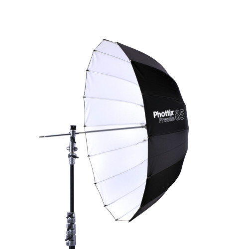 Phottix 85377 Premio Reflecrive Umbrella 85cm/33" W+B зонт 85 см белый