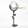 Fotokvant LEDF-539AJ Black KIT кольцевой осветитель настольный с подставкой черный