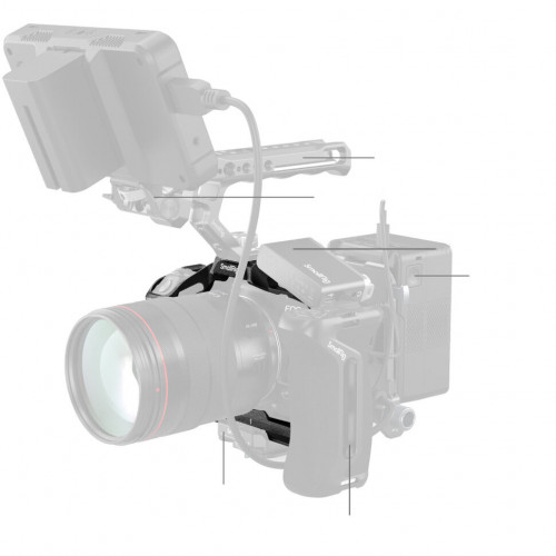 Клетка SmallRig 4975 "Black Mamba" для Canon R5 Mark II