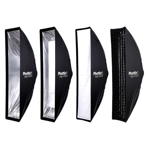 Phottix (82725BW) Raja Strip 30х140 стрипбокс с сотами 30х140 см для Bowens