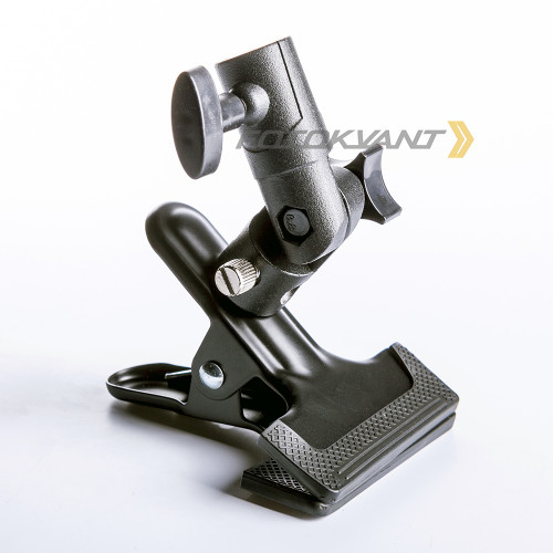Fotokvant RCL-S13 металлический кронштейн с прищепкой для стойки или штатива