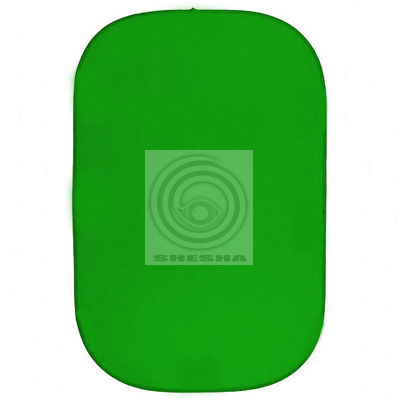 Зеленый тканевый фон Хромакей SHESHA складной 1.5х2м