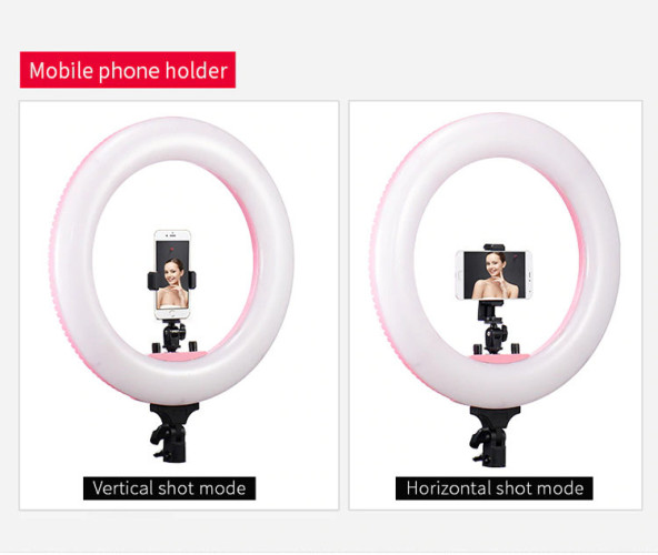 Осветитель кольцевой Tolifo R-48B Lite (3200-5600К) Черный