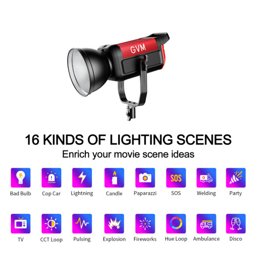 Осветитель GVM Pro SD300C