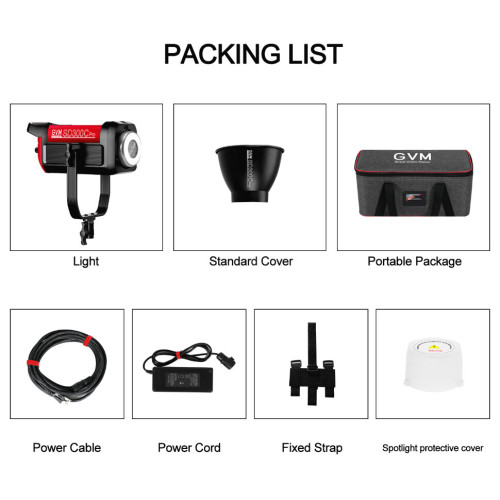 Осветитель GVM Pro SD300C