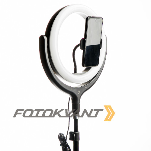 Fotokvant LEDF-539Z Black кольцевой осветитель USB черный