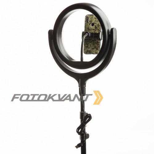 Fotokvant LEDF-539Z Black кольцевой осветитель USB черный