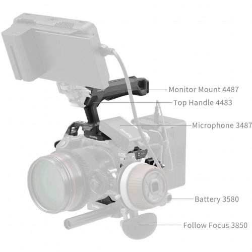 Клетка SmallRig 5029 HawkLock Kit для Canon R5 Mark II