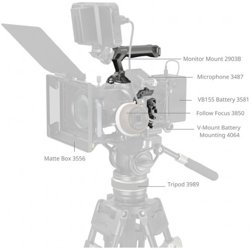 Клетка SmallRig 5029 HawkLock Kit для Canon R5 Mark II