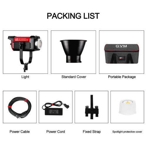 Осветитель GVM Pro-SD300B